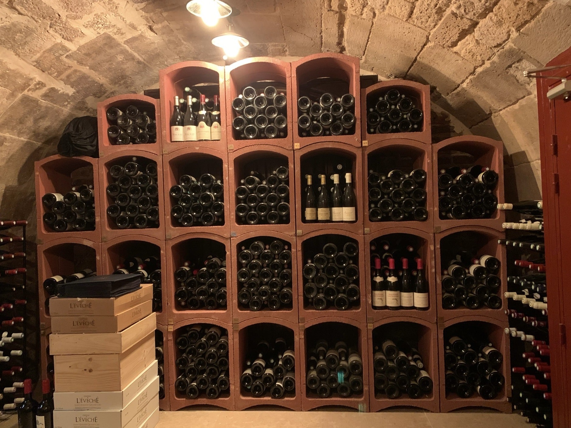 La cave à vin de Terre Blanche